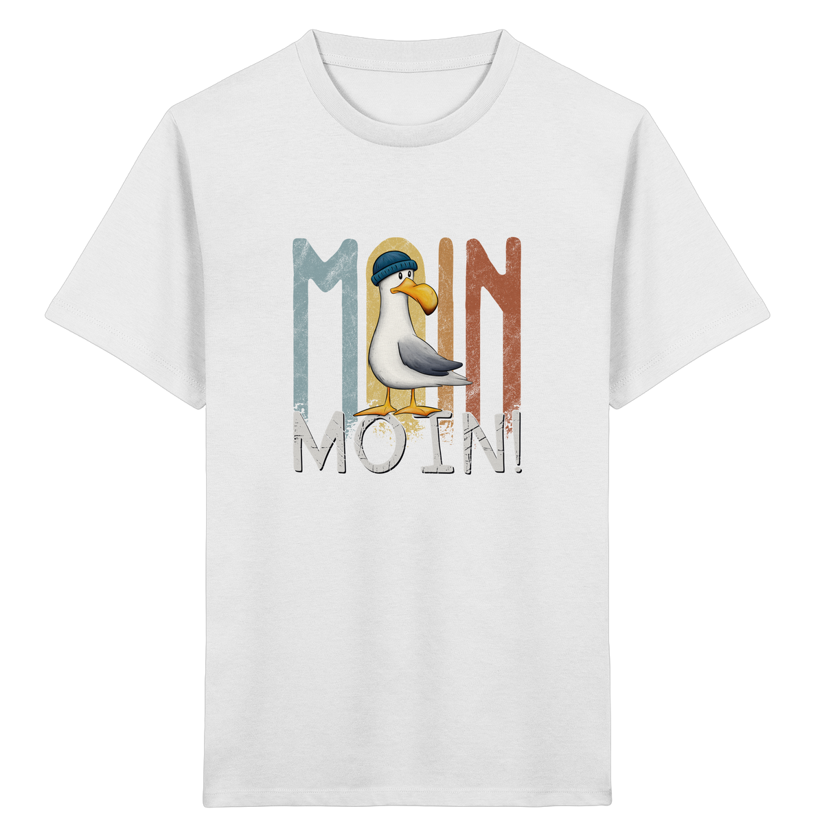 Moin Moin norddeutsche Möwe - Kids Organic Shirt