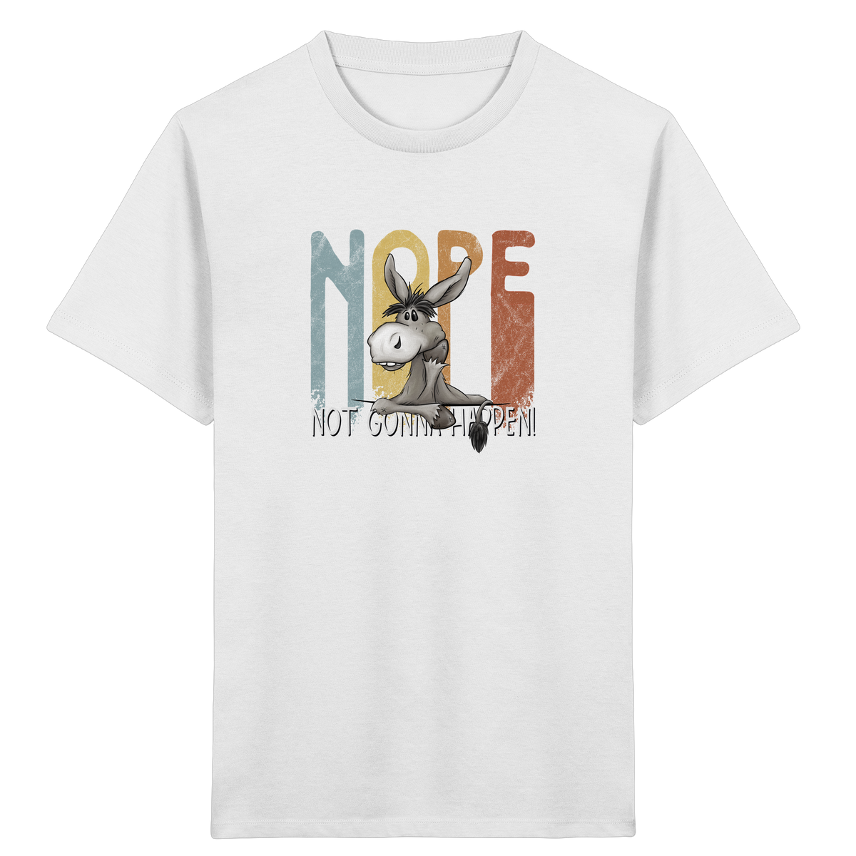 Nope | bockiger Esel - Kids Organic Shirt