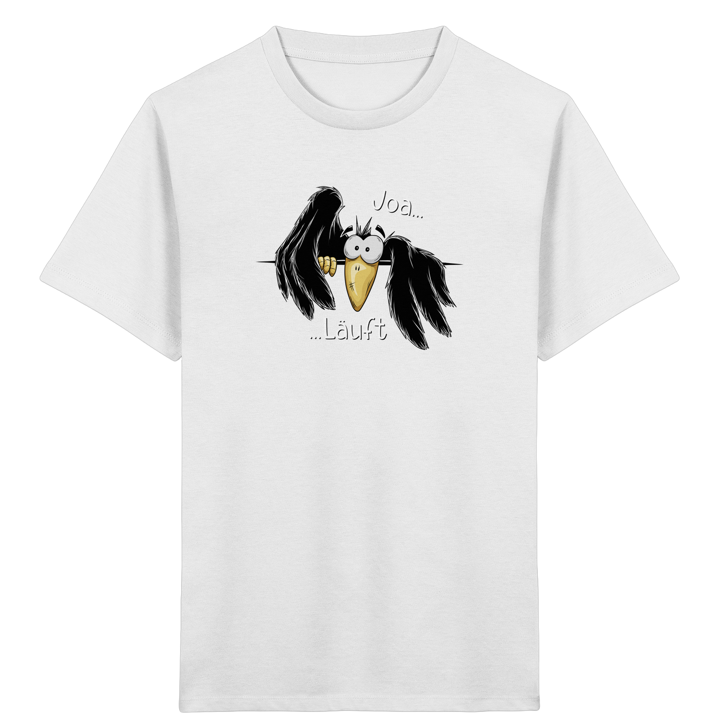 Joa Läuft Krähe gechillter Rabe - Kids Organic Shirt