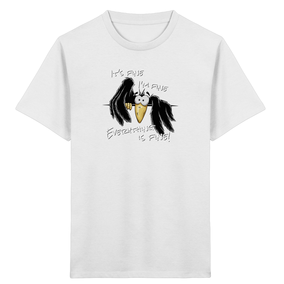 I’m Fine Rabe | Alles Gut Krähe - Kids Organic Shirt