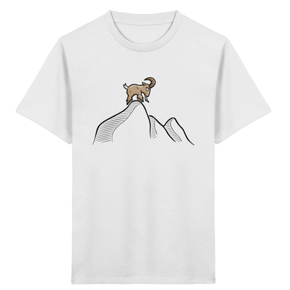 Ziegenbock in den Bergen - Kids Organic Shirt