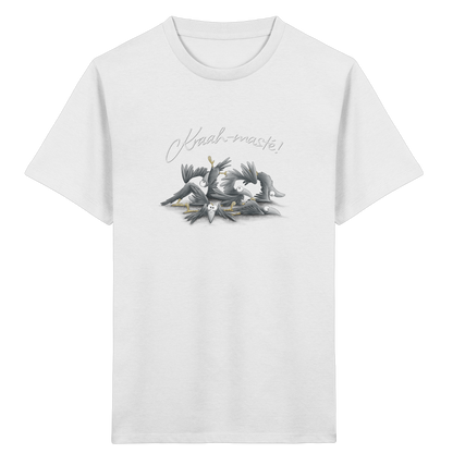 Kraah-masté! Yoga Raben Krähen - Kids Organic Shirt