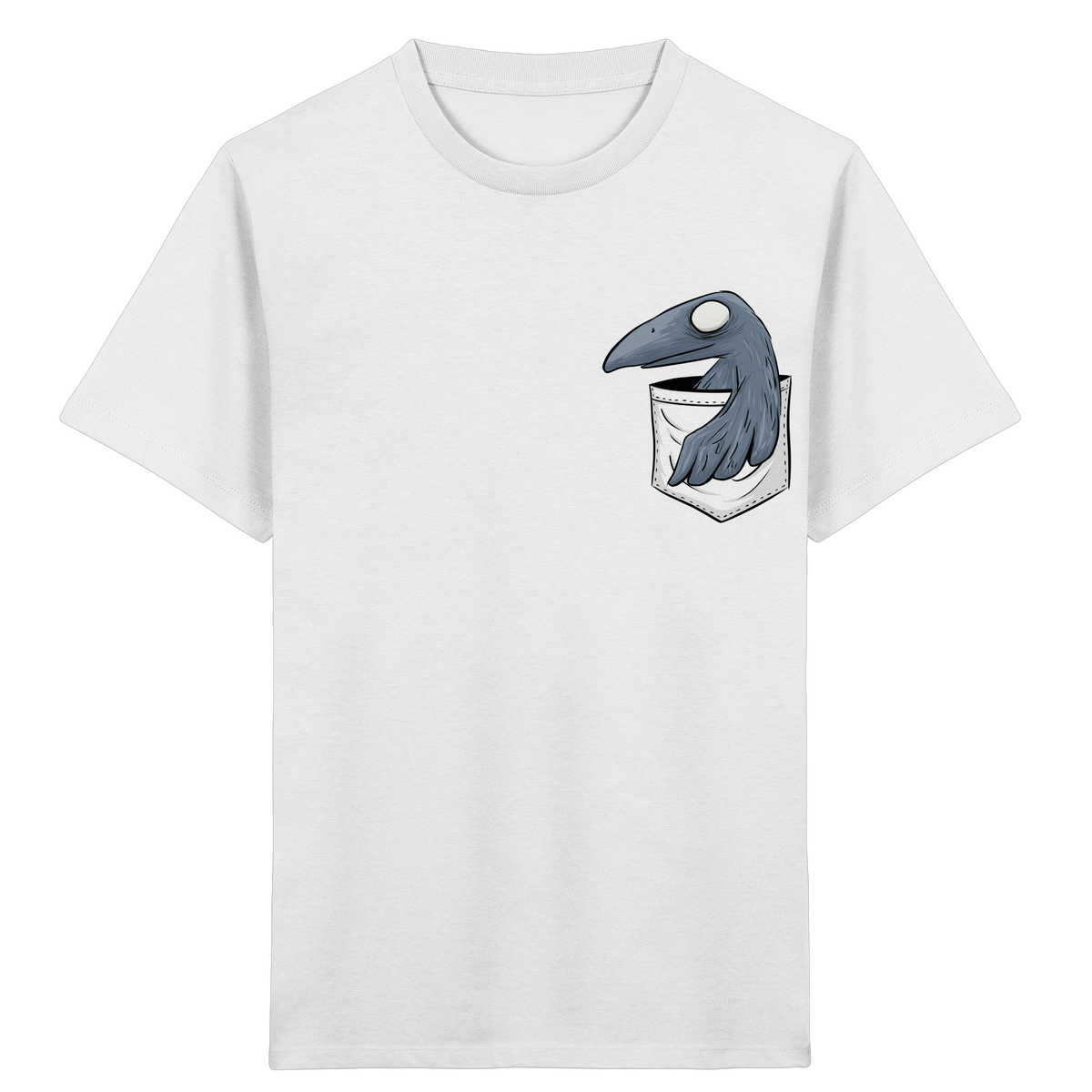Grufti Rabe Krähe in der Tasche - Kids Organic Shirt