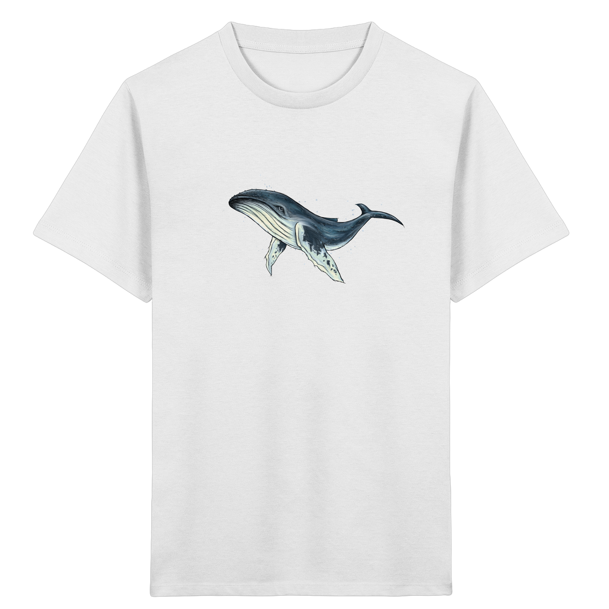 Tiefsee Ozean-Riese Buckelwal - Kids Organic Shirt
