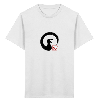 Moin kreischende japanische Enso Möwe - Kids Organic Shirt
