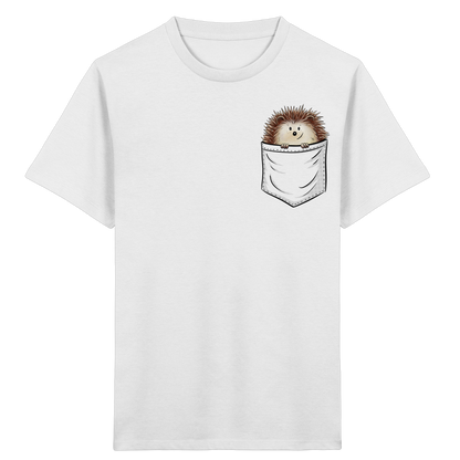 Lustiger Igel in Deiner Brust-Tasche - Kids Organic Shirt