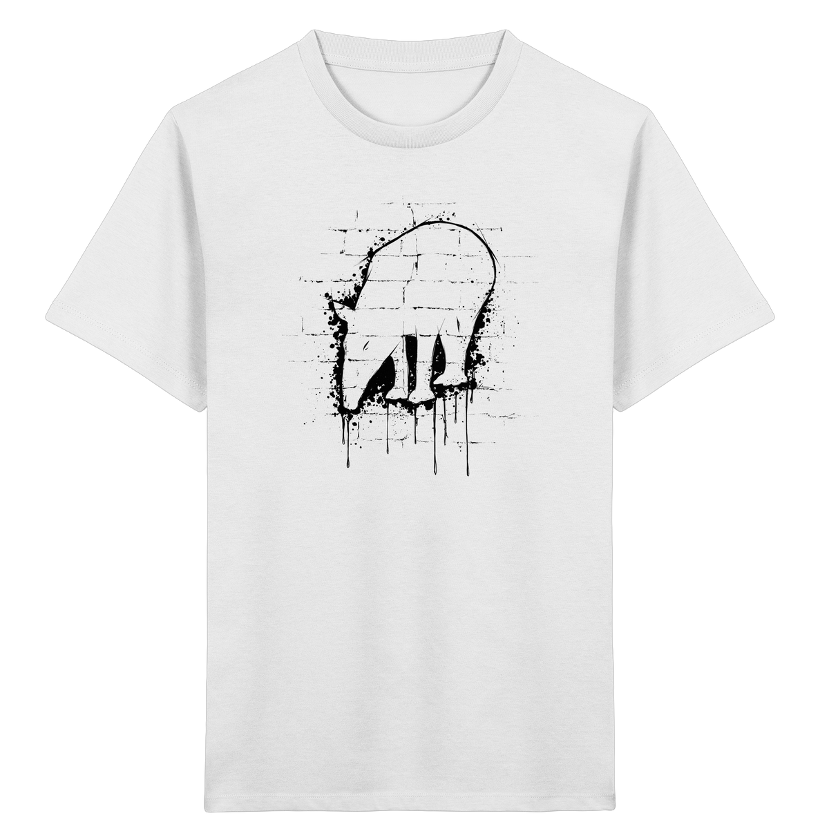 Urban Street Art Tapir Silhouette - Kids Organic Shirt