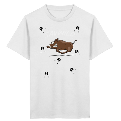 Sauwild wilde Sau | Wildschwein Keiler - Kids Organic Shirt
