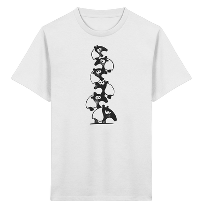 Lustiger Haufen aus Schabracken-Tapiren - Kids Organic Shirt