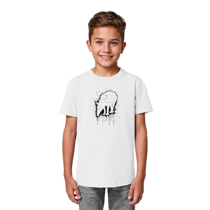 Urban Street Art Tapir Silhouette - Kids Organic Shirt