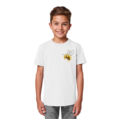 Lässige kleine Honig-Biene - Kids Organic Shirt