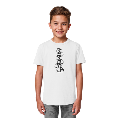 Lustiger Haufen aus Schabracken-Tapiren - Kids Organic Shirt
