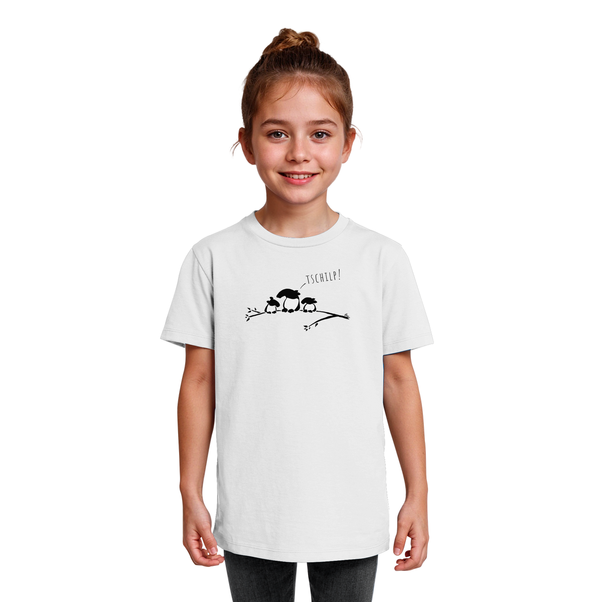 Drei kleine Tapir-Vögel - Kids Organic Shirt