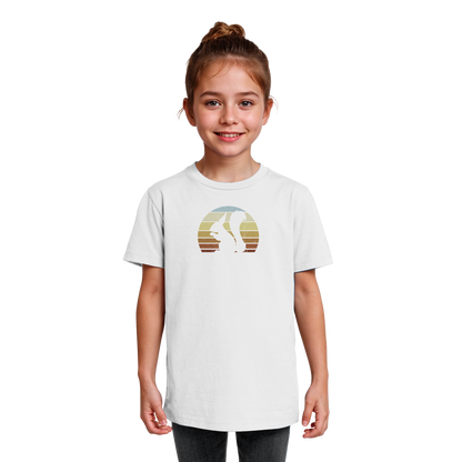 Retro Eichhörnchen Silhouette - Kids Organic Shirt