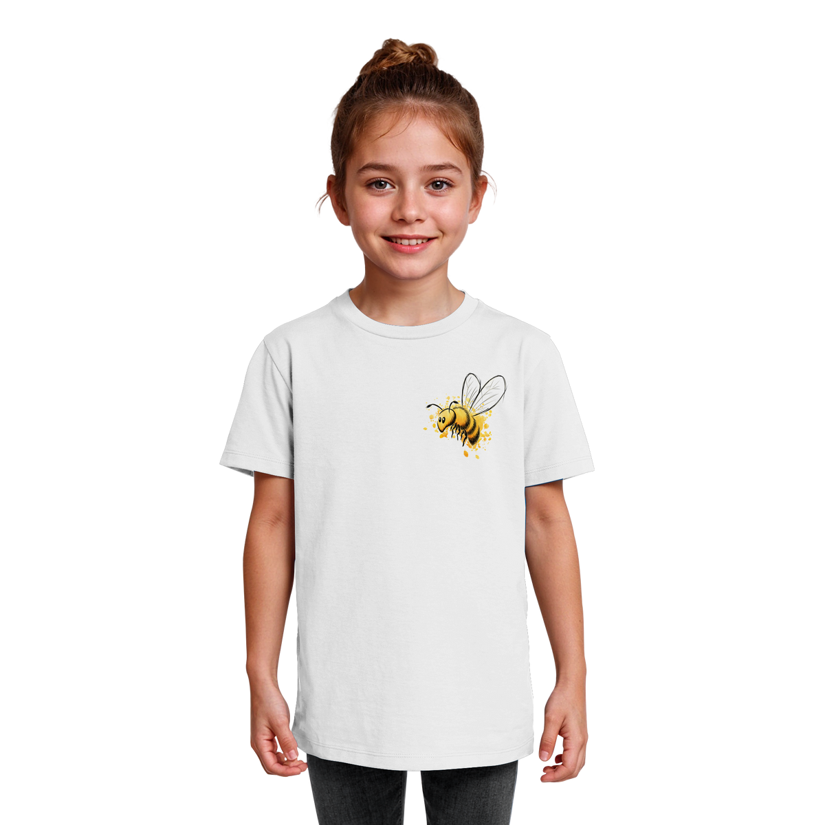 Lässige kleine Honig-Biene - Kids Organic Shirt