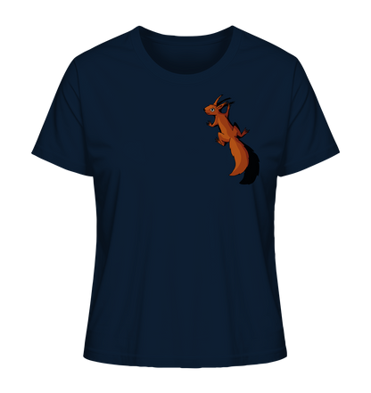 Süßes Eichhörnchen klettert - Ladies Organic Shirt