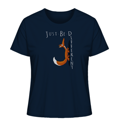 Just Be Different | Sei Anders, kleiner Fuchs - Ladies Organic Shirt