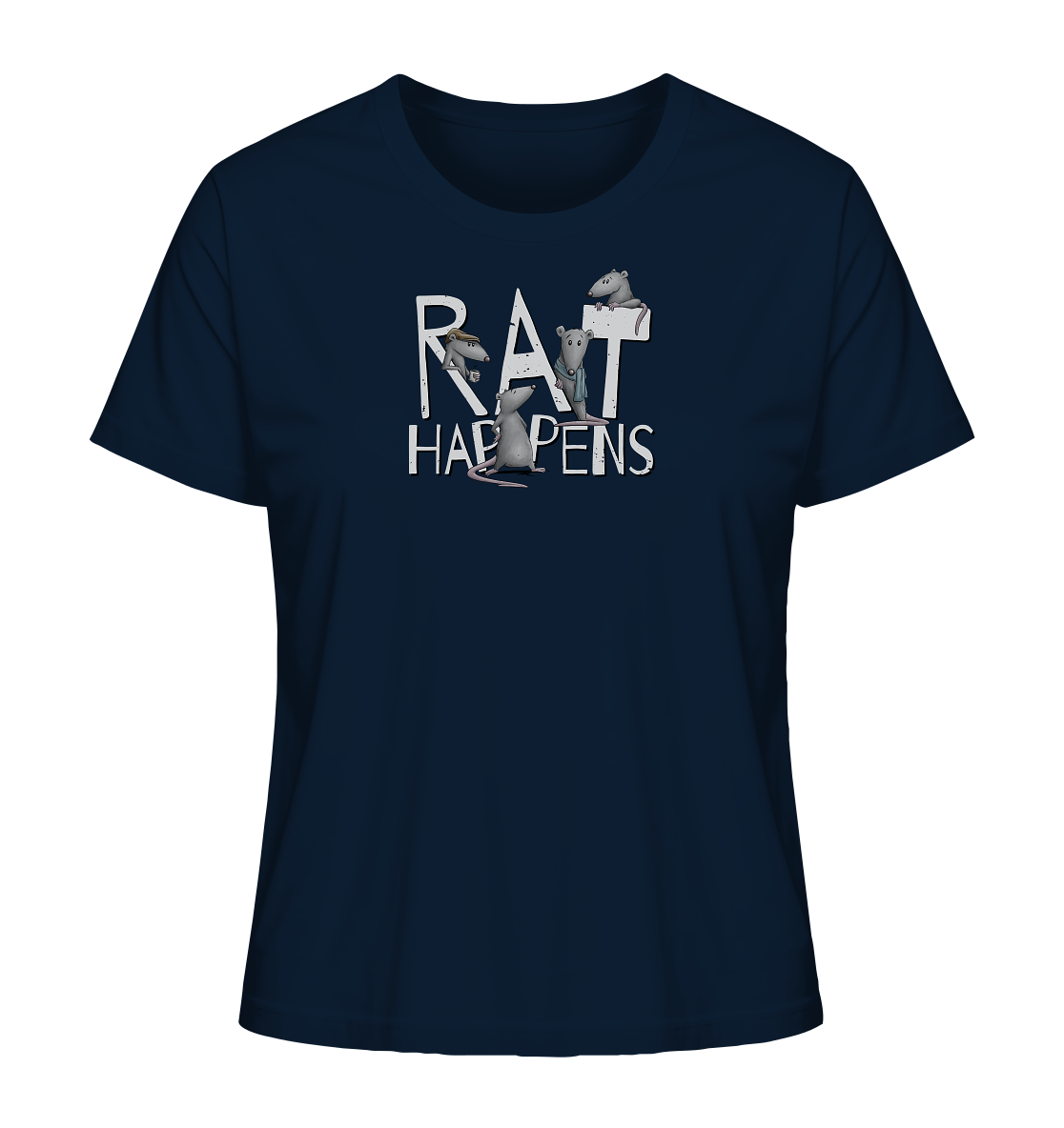 Rat Happens Ratten - Ladies Organic Shirt