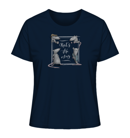 Rat’s The Way Kaffeehaus Ratten - Ladies Organic Shirt