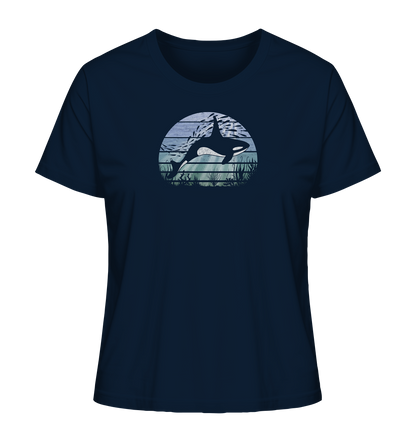Retro Tiefsee Schwertwal Orca - Ladies Organic Shirt