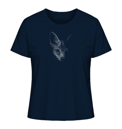 Fuchs Kritzelkunst Illustration - Ladies Organic Shirt