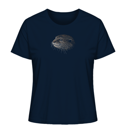 Otter Bleistift Zeichnung KritzelKunst - Ladies Organic Shirt