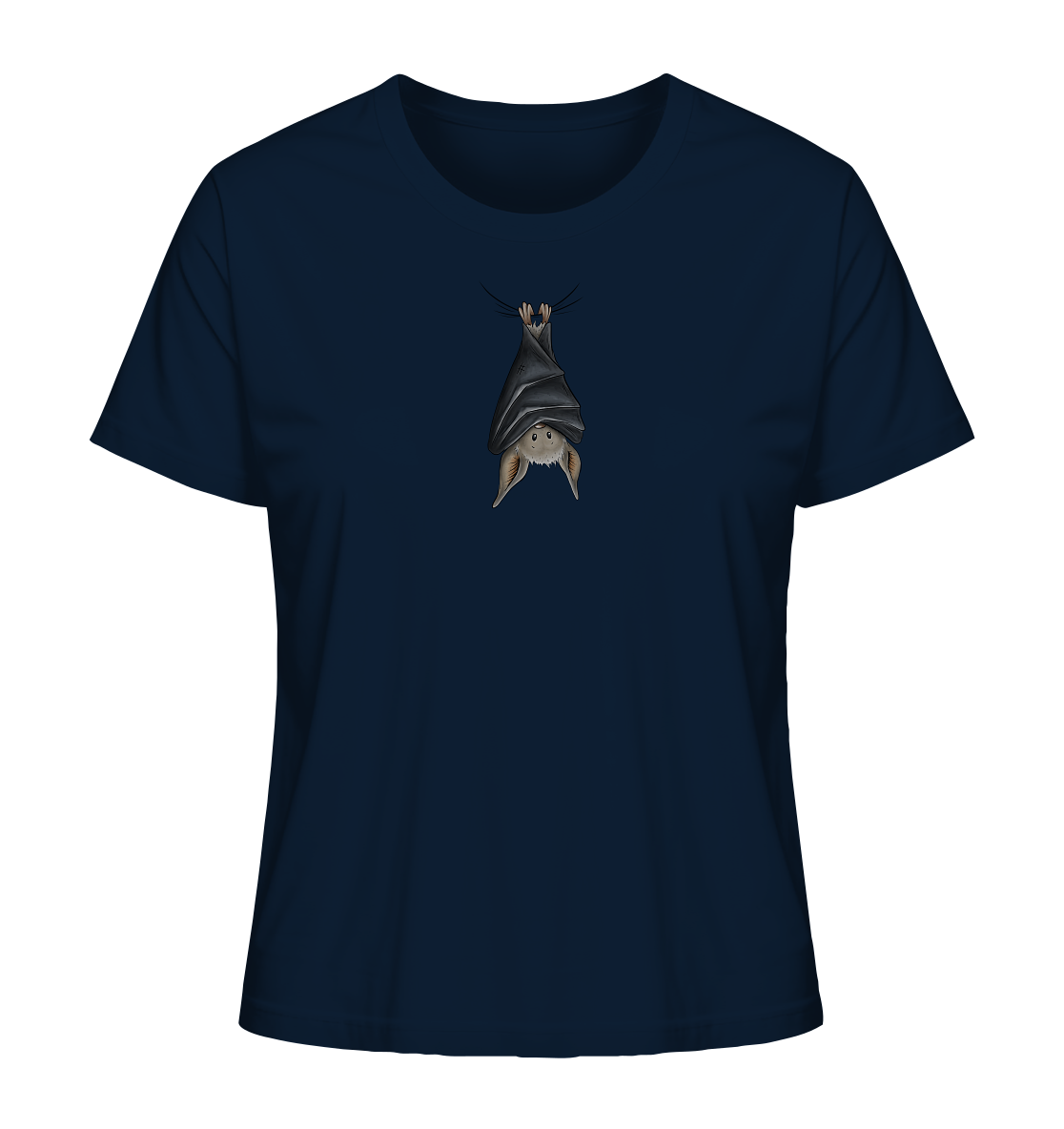 Lustig chillende Fledermaus - Ladies Organic Shirt