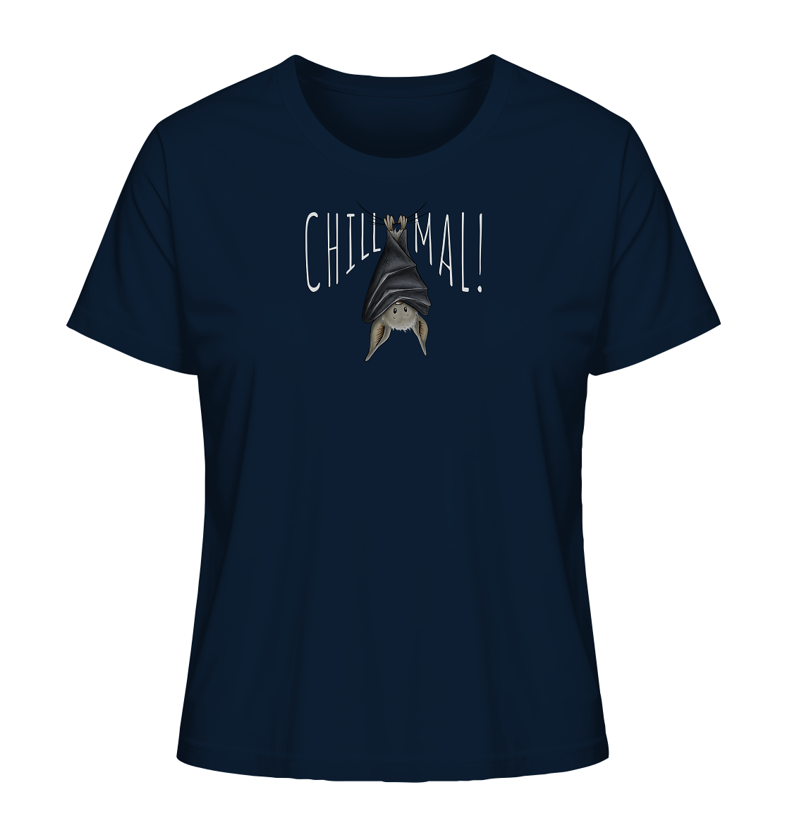 Chill Mal gemütliche Fledermaus - Ladies Organic Shirt