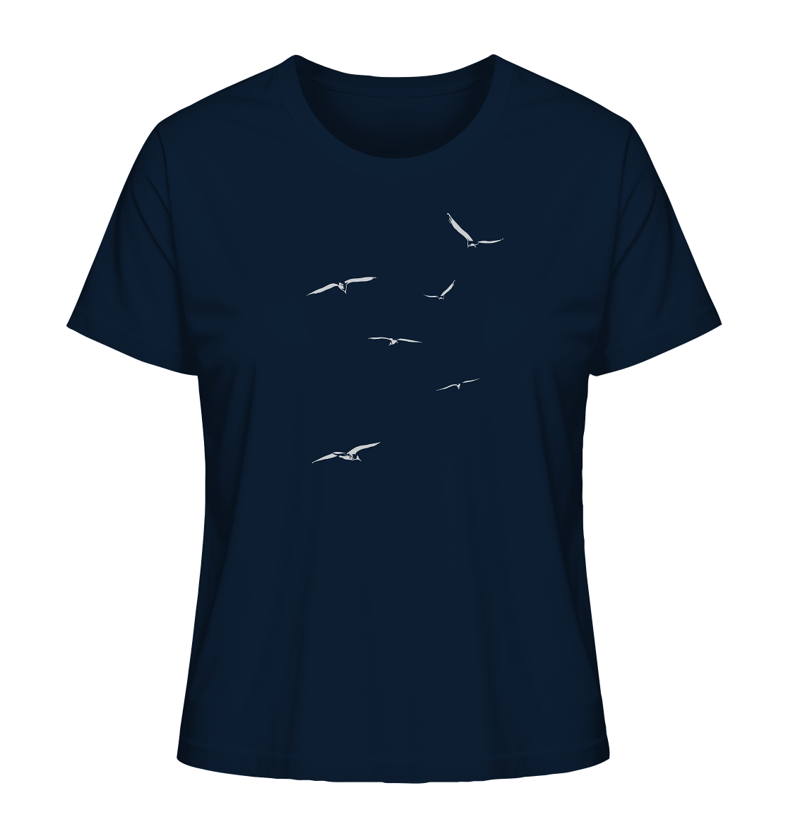 Vogelschwarm – Traum vom Fliegen - Ladies Organic Shirt