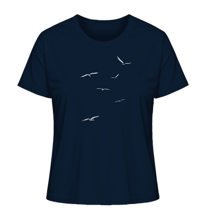 Vogelschwarm – Traum vom Fliegen - Ladies Organic Shirt