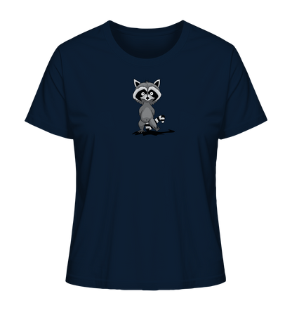 Frecher kleiner Waschbär - Ladies Organic Shirt