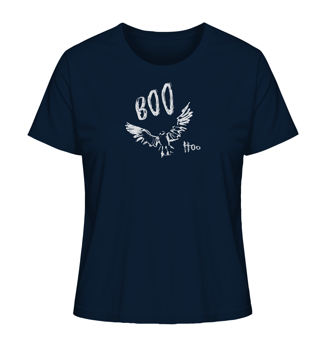 Boo Hoo! Fliegende Eule  - Ladies Organic Shirt