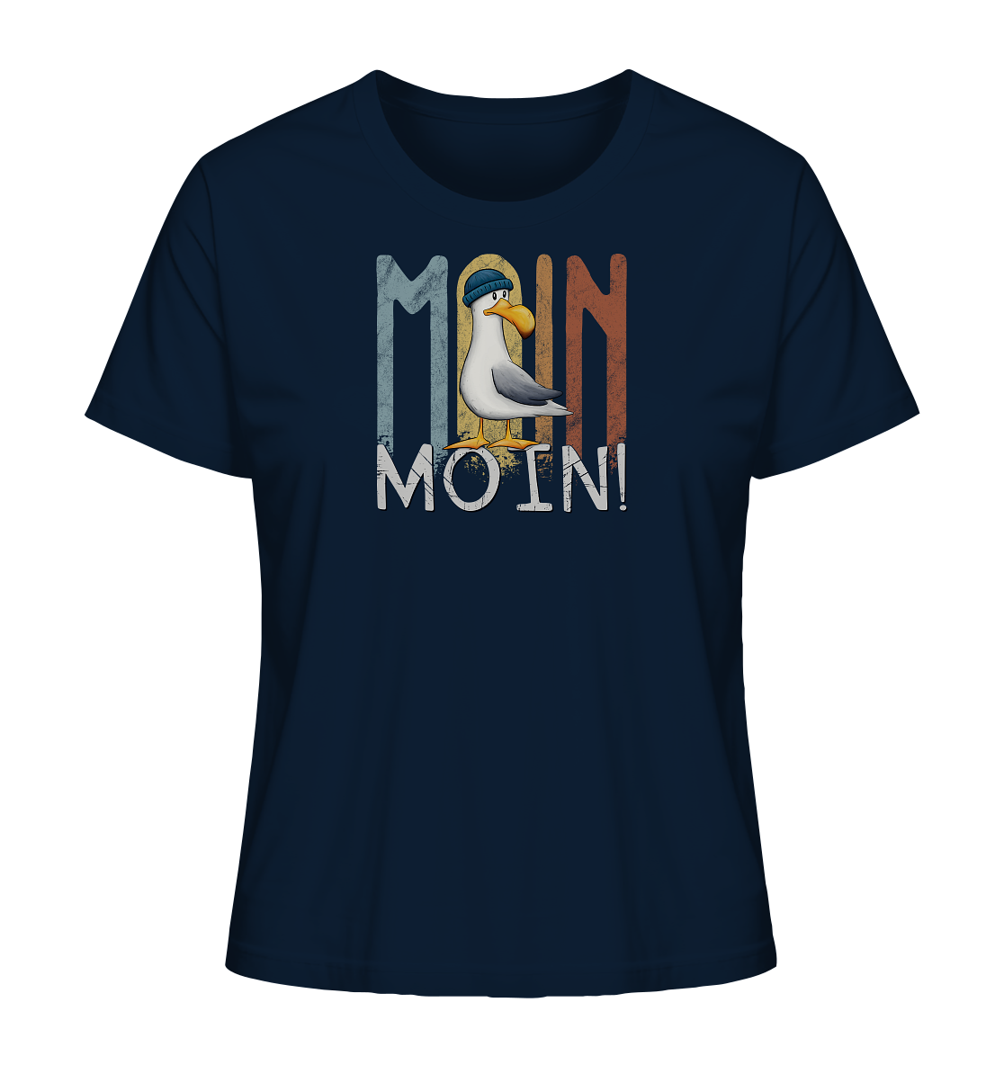 Moin Moin norddeutsche Möwe - Ladies Organic Shirt