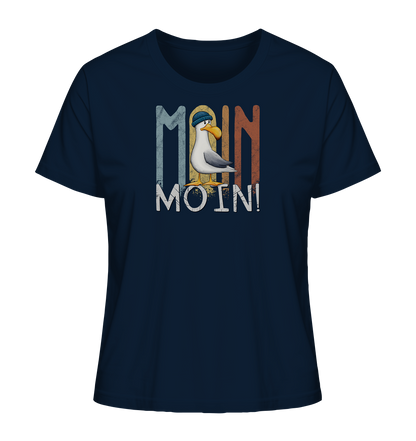Moin Moin norddeutsche Möwe - Ladies Organic Shirt