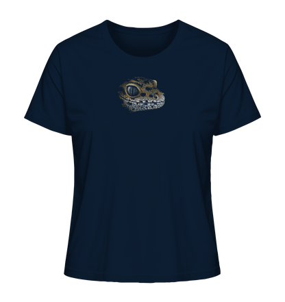 Leopard Gecko Skizze Kritzelkunst - Ladies Organic Shirt