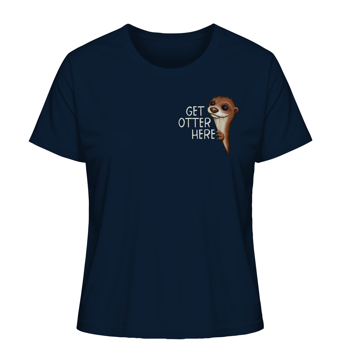 Get Otter Here | Lustiger Otter Kalauer - Ladies Organic Shirt