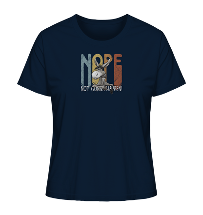 Nope | bockiger Esel - Ladies Organic Shirt