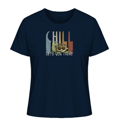 Gechillt gemütliche Schildkröte - Ladies Organic Shirt