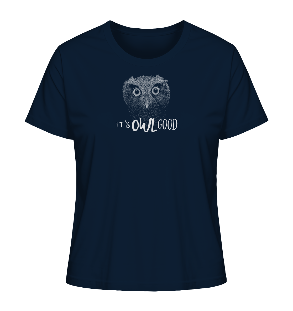 OWL Good | Kritzel-Kunst-Eule - Ladies Organic Shirt