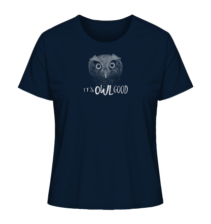 OWL Good | Kritzel-Kunst-Eule - Ladies Organic Shirt