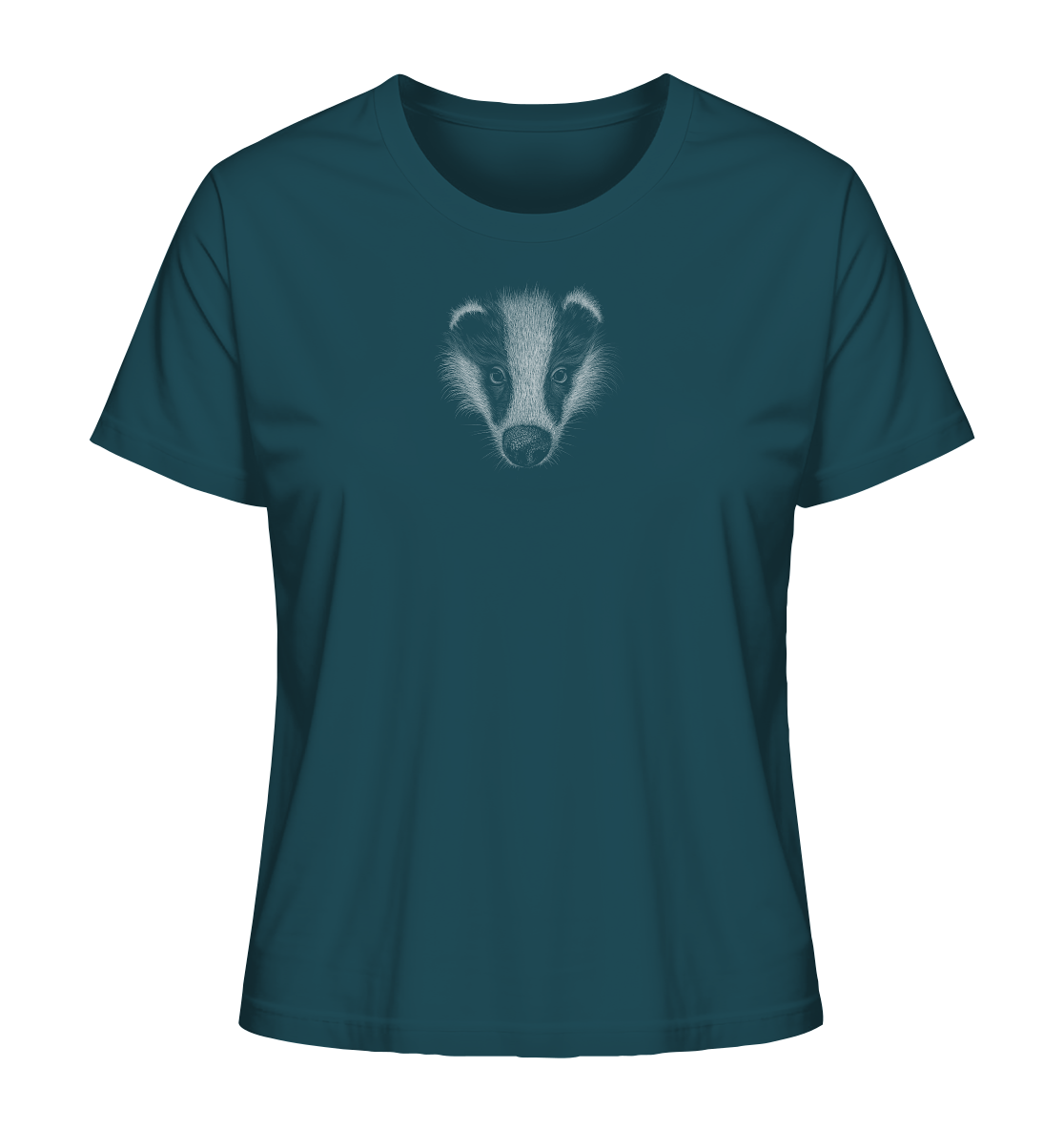 Kritzel-Kunst Dachs Illustration - Ladies Organic Shirt
