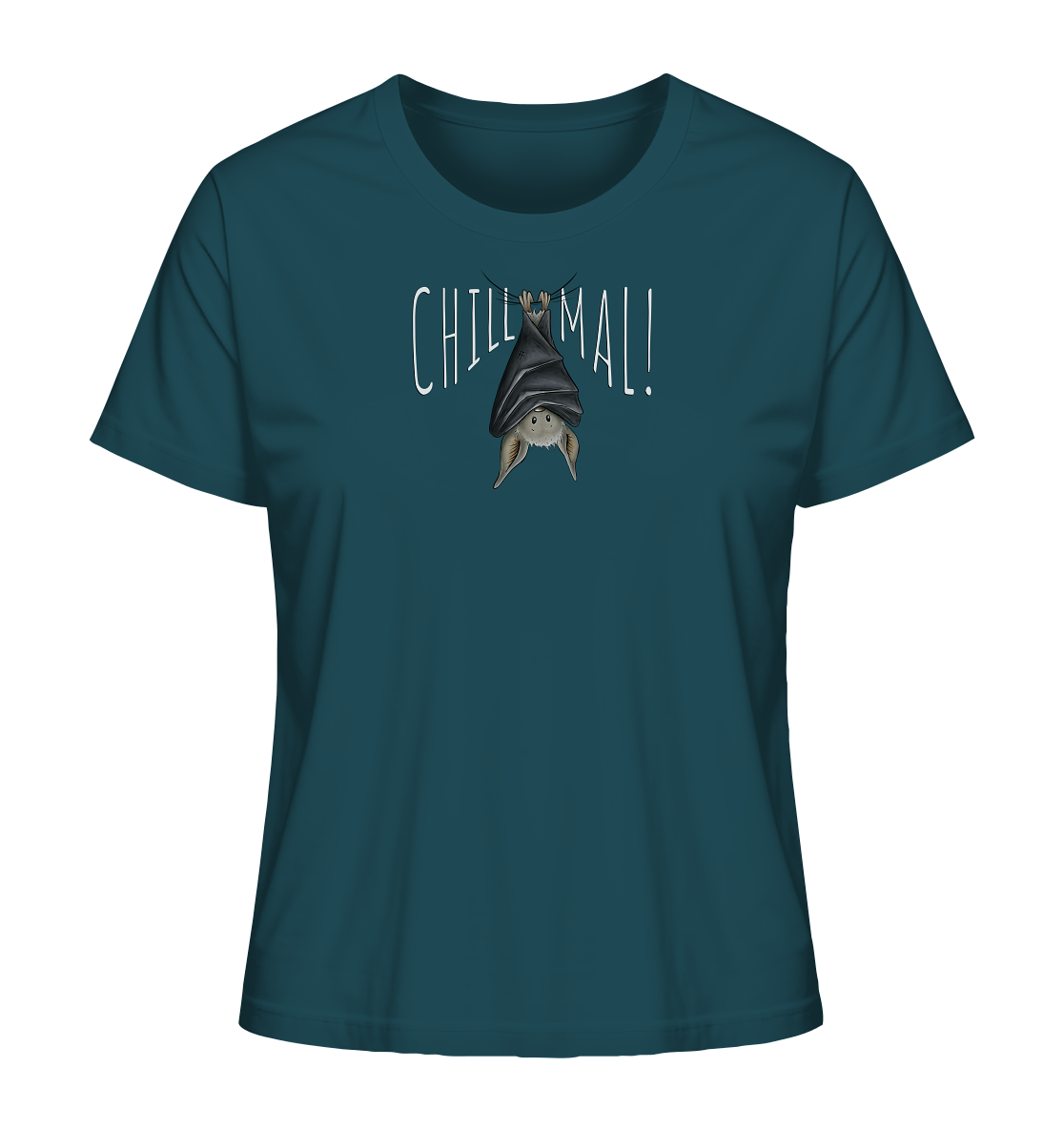 Chill Mal gemütliche Fledermaus - Ladies Organic Shirt