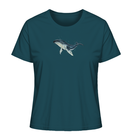 Tiefsee Ozean-Riese Buckelwal - Ladies Organic Shirt