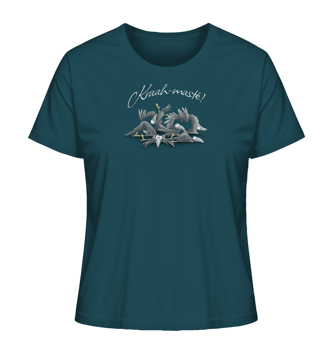 Kraah-masté! Yoga Raben Krähen - Ladies Organic Shirt