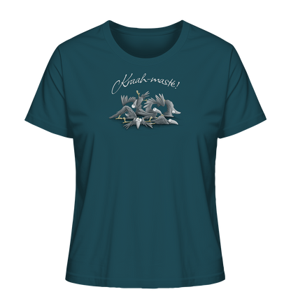Kraah-masté! Yoga Raben Krähen - Ladies Organic Shirt