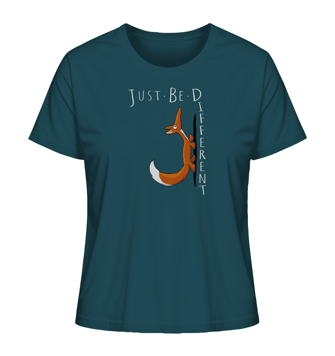 Just Be Different | Sei Anders, kleiner Fuchs - Ladies Organic Shirt