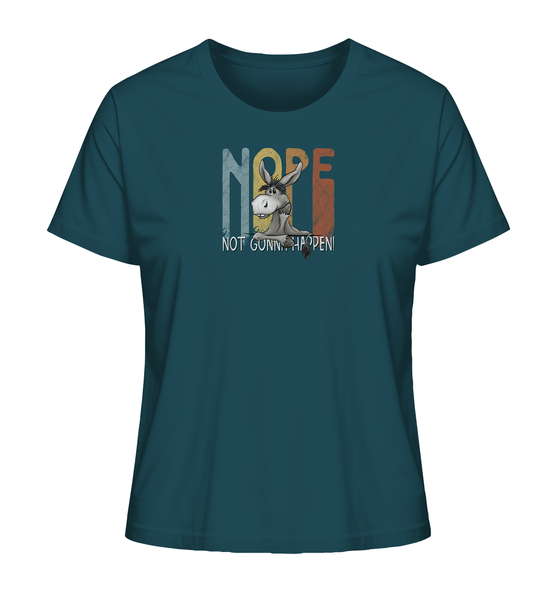 Nope | bockiger Esel - Ladies Organic Shirt
