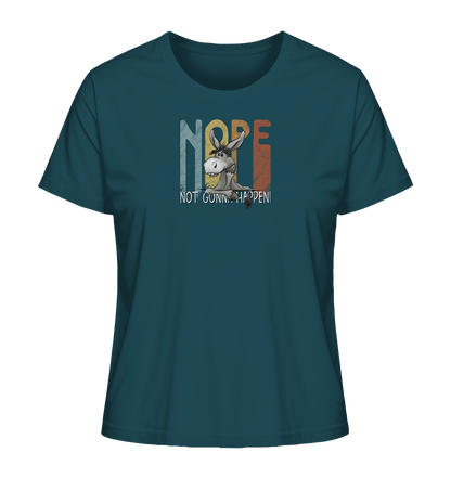 Nope | bockiger Esel - Ladies Organic Shirt