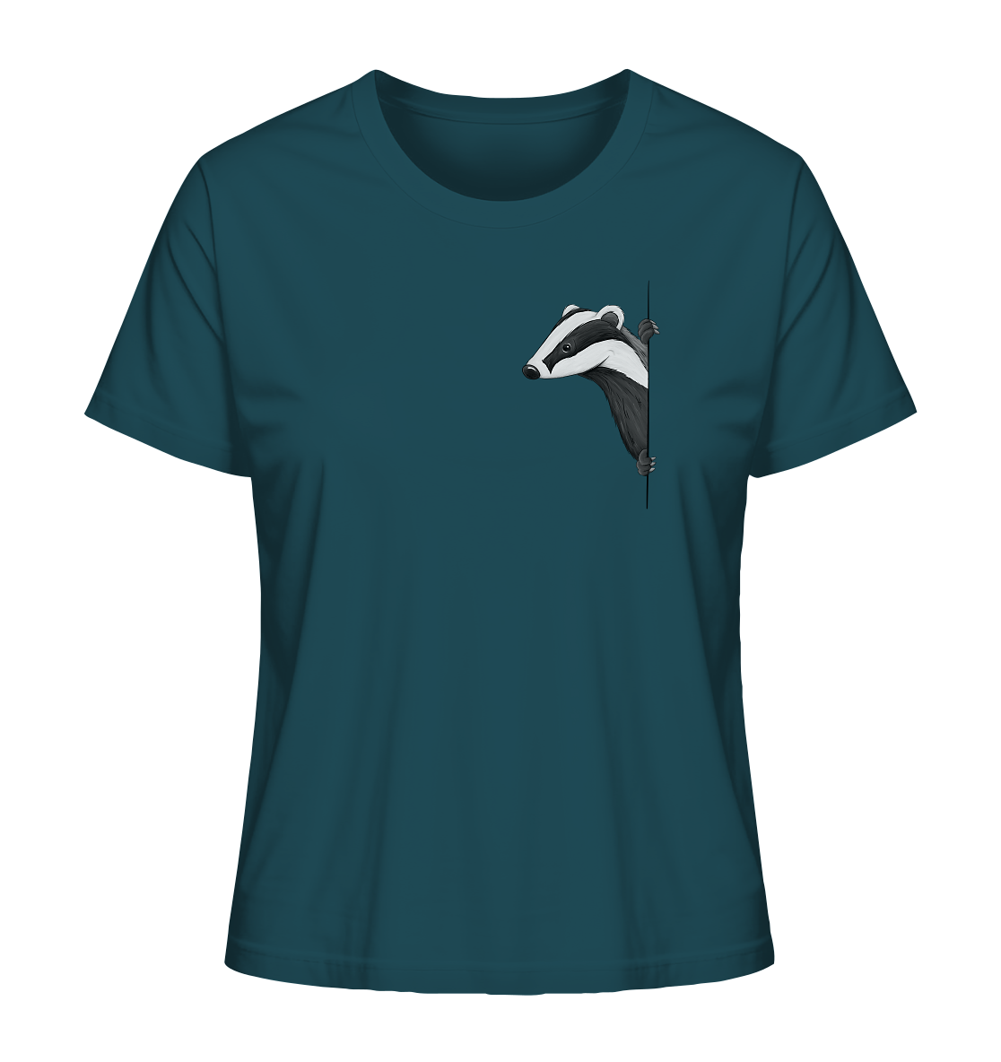 Lässiger Dachs Meister Grimbart - Ladies Organic Shirt