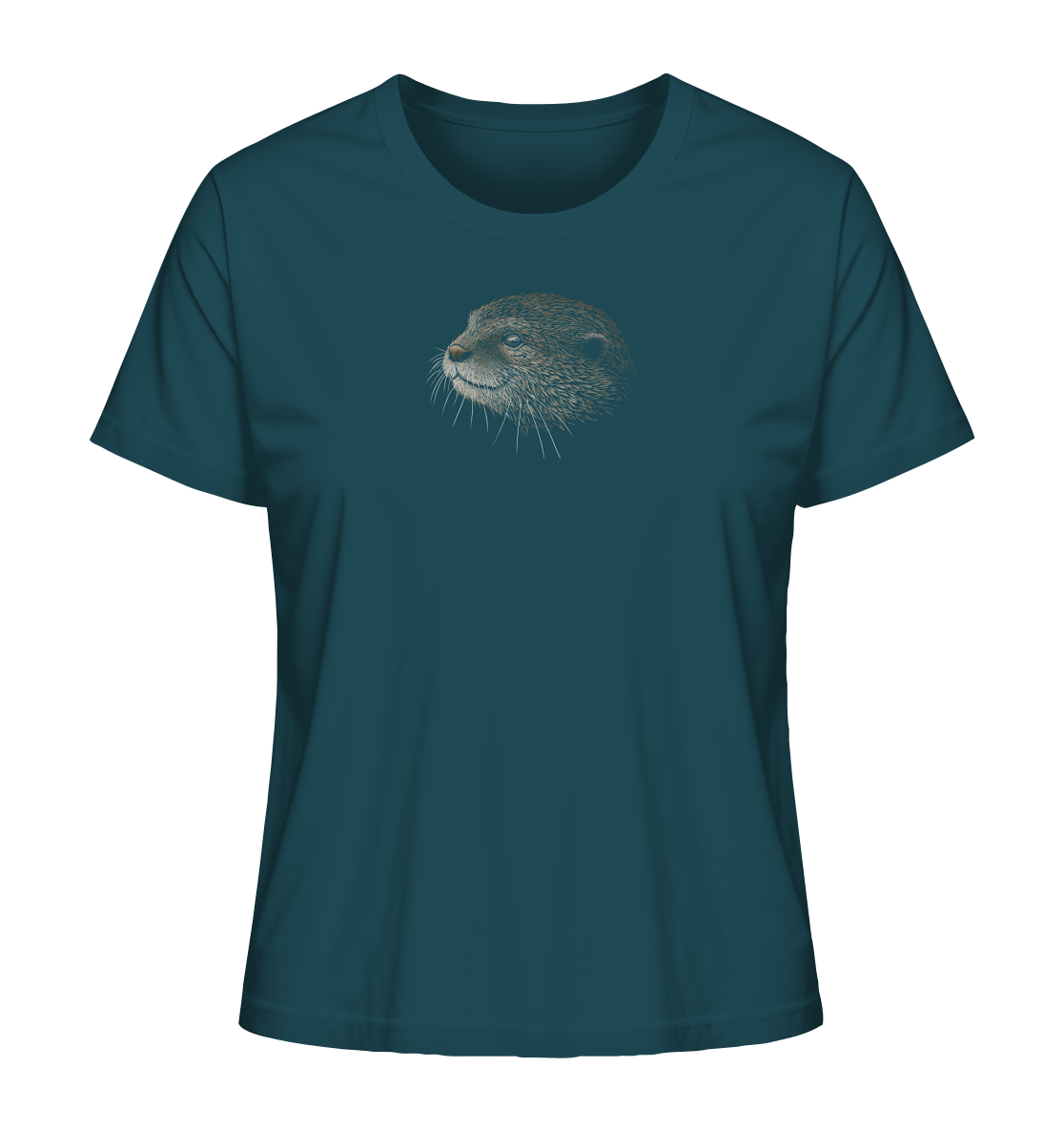 Otter Bleistift Zeichnung KritzelKunst - Ladies Organic Shirt